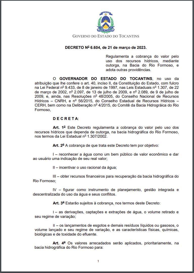 Decreto nº 6.604/2023